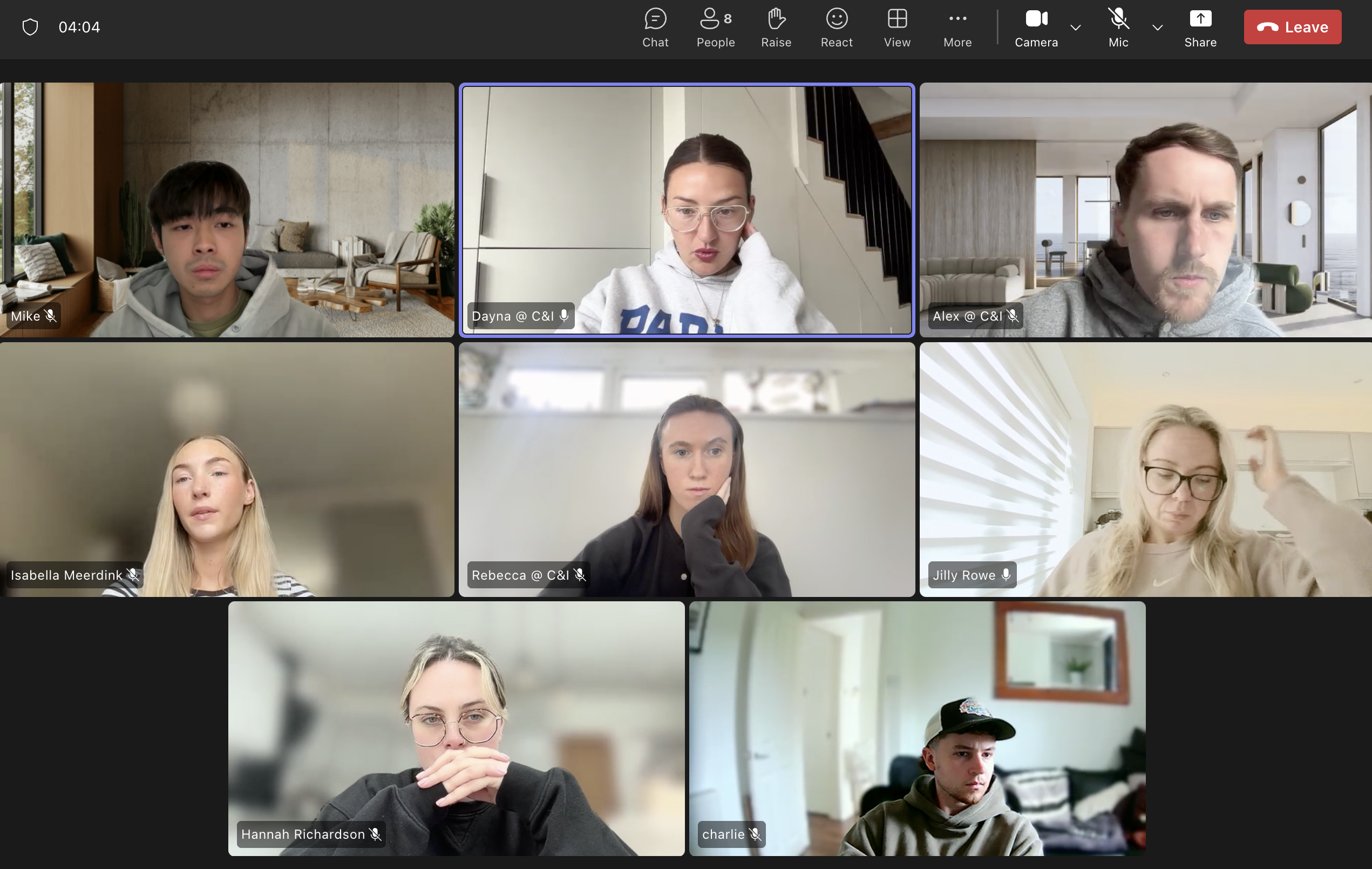 Remote team call